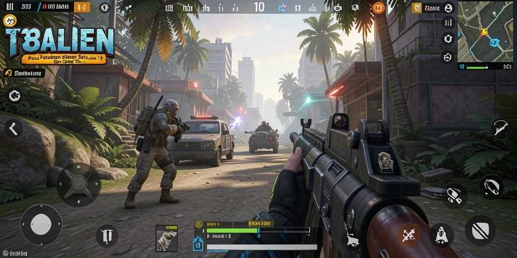 Screenshot gameplay seru 138ALIEN dengan aksi luar angkasa.
