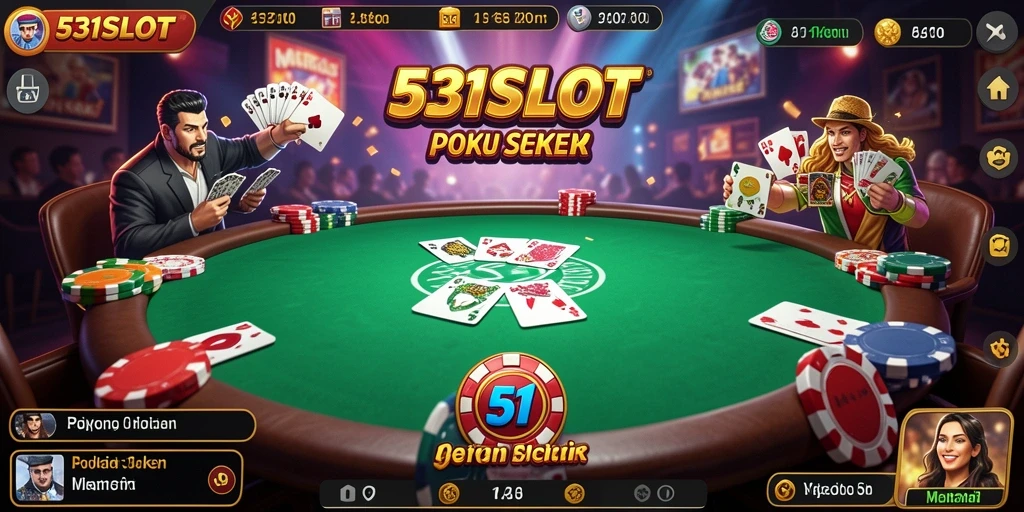 Screenshot gameplay 531SLOT yang menarik dalam permainan Poker.