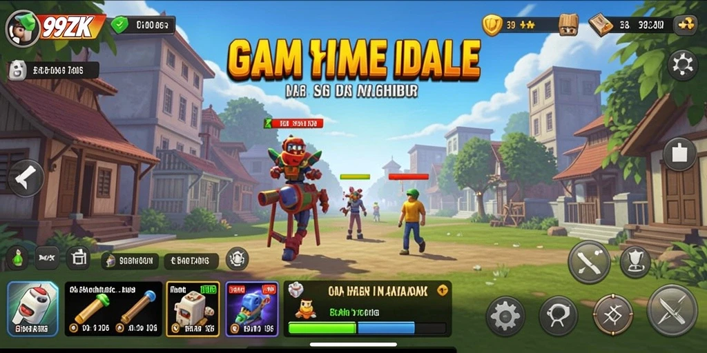 Screenshot dari gameplay Idle yang menarik di 99ZK.