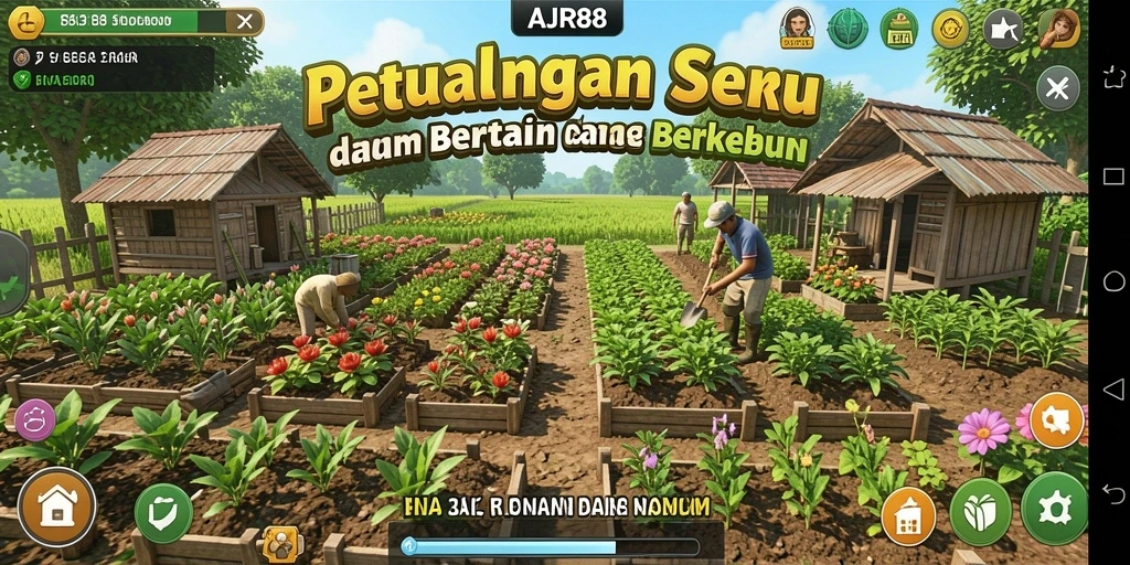 Menampilkan pengalaman gameplay seru dalam bertani di AJR88.