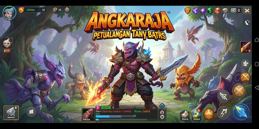 Gameplay menarik di dunia fantasi ARPG ANGKARAJA.