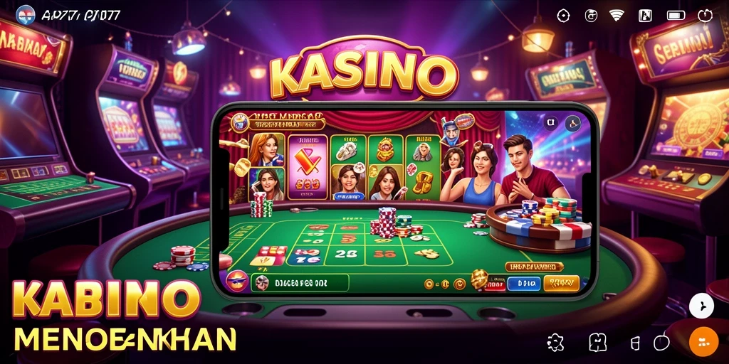 Screenshot gameplay Kasino yang mendebarkan dari API77