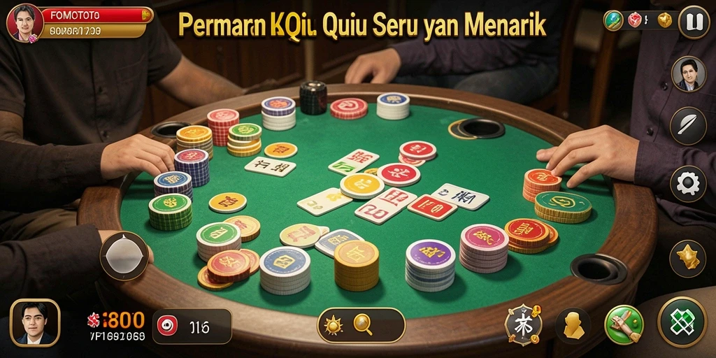 Screenshot gameplay QiuQiu FOMOTOTO yang seru dan menantang.