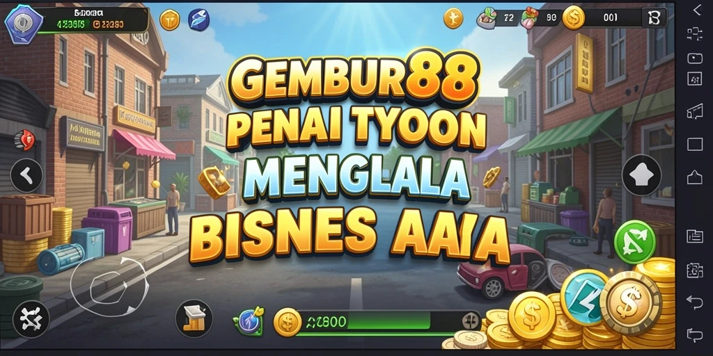 Tangkapan layar dari gameplay seru dalam GEMBUR88 yang menampilkan elemen Tycoon.