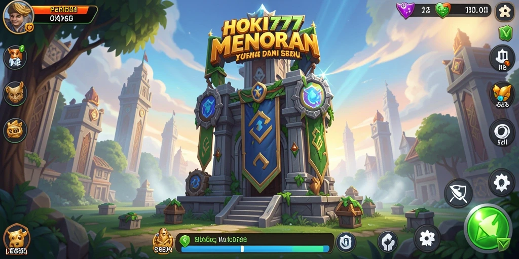 Gameplay seru dari HOKI777 dalam format Tower Defense.