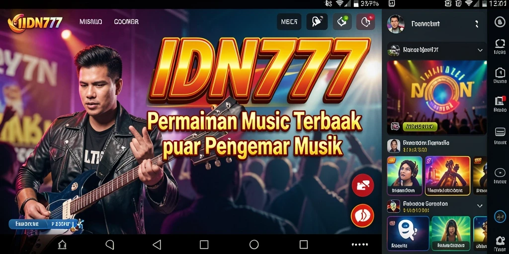 Tampilan menarik dari gameplay musik <strong>IDN777</strong> yang mengasyikkan.
