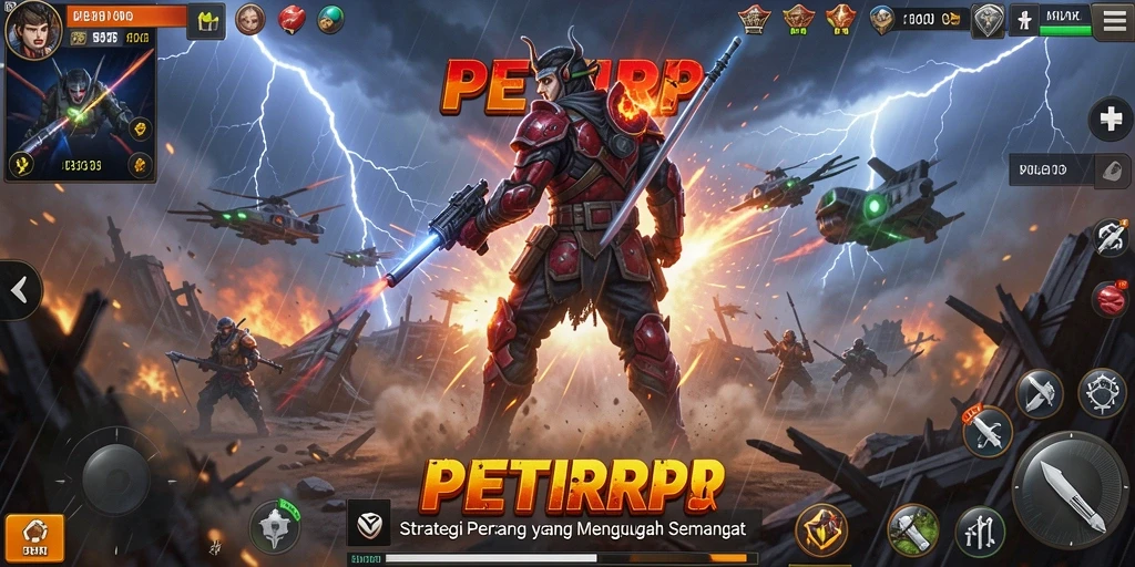 Gameplay seru dengan strategi mendalam di PETIRRP.