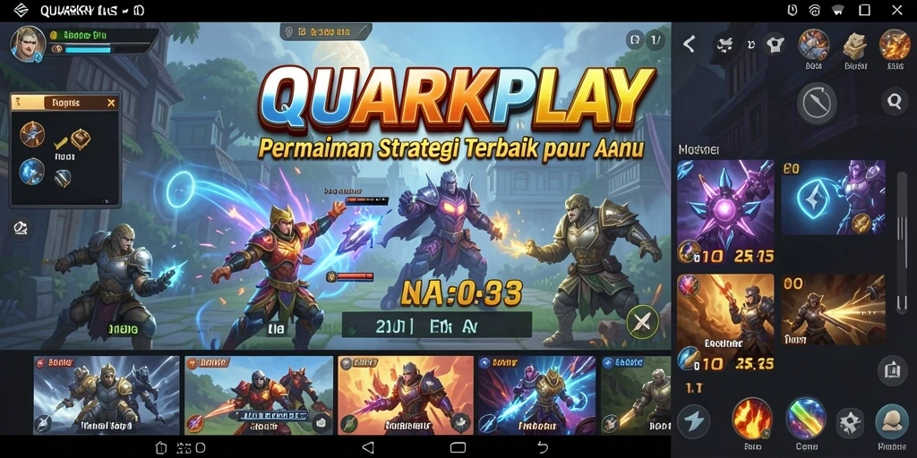 Tampilan gameplay <strong>QUARKPLAY</strong> yang mendebarkan dan penuh strategi.