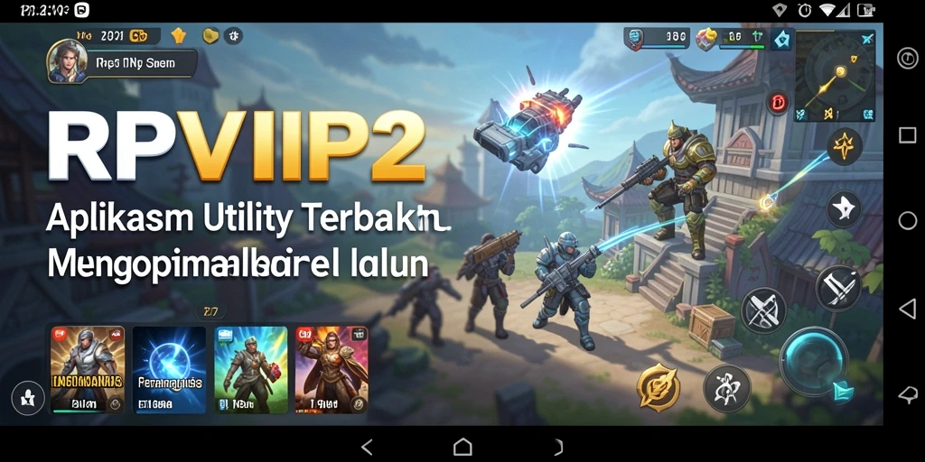 Tampilan utama RPVIP2 saat digunakan untuk mengoptimalkan perangkat.