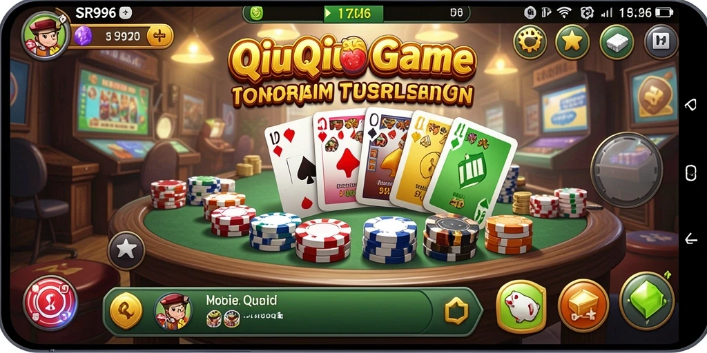 Tampilan menarik dari gameplay QiuQiu di SR996.