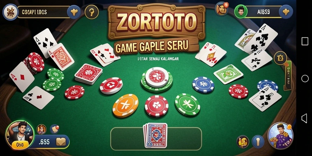 Tampilan gameplay ZORTOTO yang menarik dan interaktif.